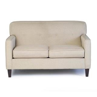 Bauhaus Linen Cream İkili Kanepe