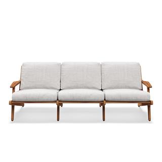 Gloster Bay Seagull / Natural Teak 3-Seater Sofa