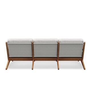 Gloster Bay Seagull / Natural Teak 3-Seater Sofa