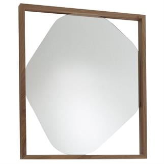 Ligne Roset Walnut Belize Mirror