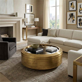 Bernhardt Carnaby Gold Orta Sehpa