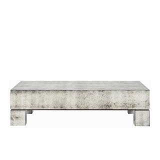 Estelle Orta Sehpa-Antiqued Mirrored Tabla