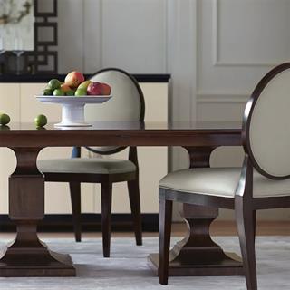 Bernhardt Haven Grey Side Chair