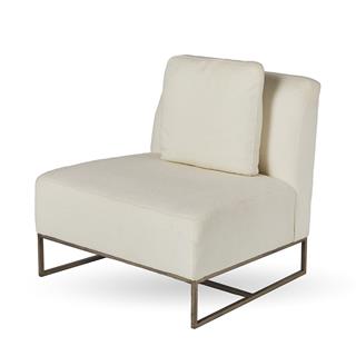 Toby Kolsuz Tekli Koltuk-Fabric (2010000)-Krem