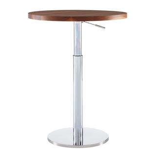 Bobine Masa-Ceviz Tabla/Parlak Krom Ayak