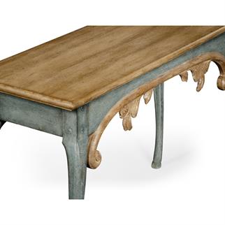 Jonathan Charles Broxton Vintage Oak Console Table