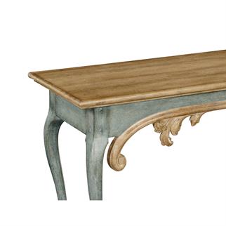 Jonathan Charles Broxton Vintage Oak Console Table