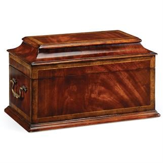 Jonathan Charles Buckingham Antique Mahogany Storage Box