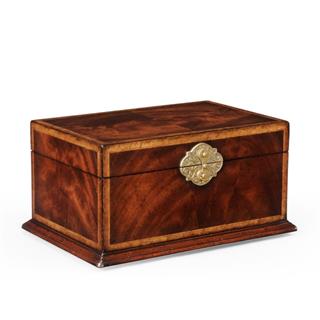 Buckingham Dikdörtgen Mücevher Kutusu-Finish-Mah-02-1 (Medium Antique Mahogany)