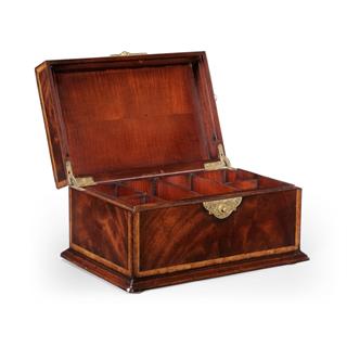 Buckingham Dikdörtgen Mücevher Kutusu-Finish-Mah-02-1 (Medium Antique Mahogany)
