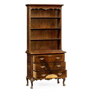 Jonathan Charles Buckingham Medium Antique Mahogany Grand Bookcase
