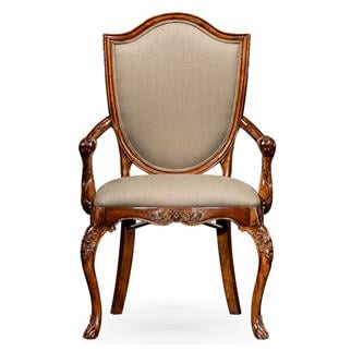 Jonathan Charles Buckingham Shield Back Armchair