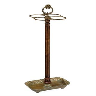 Jonathan Charles Buckingham Walnut Umbrella Stand