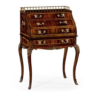 Jonathan Charles Buckingham Medium Antique Mahogany Writing Bureau