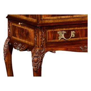 Jonathan Charles Buckingham Medium Antique Mahogany Writing Bureau