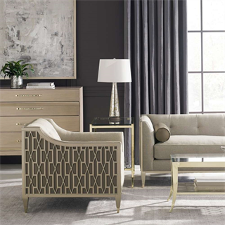 Caracole Chair-ish Taupe Koltuk