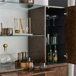Caracole Classic Double Booked Display Cabinet