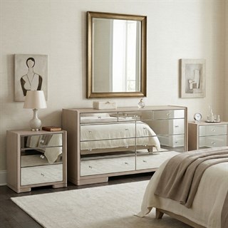 Caracole Gray Komodin Şifonyer Takımı