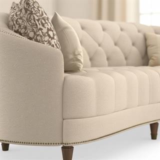 Caracole Intl – Compositions Chestnut Triple Sofa