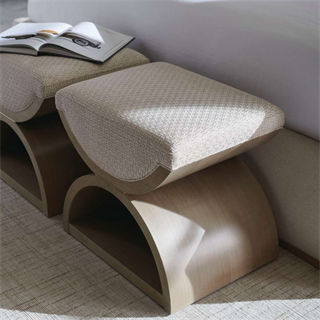 Caracole Open Enrollment Majestic Gold Puf