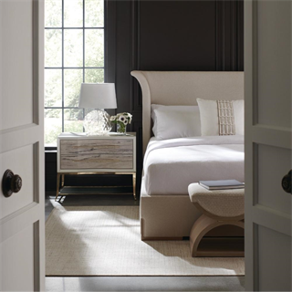 Caracole Open Enrollment Majestic Gold Puf