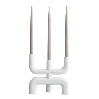 101 Copenhagen Cobra Bone White Candle Holder
