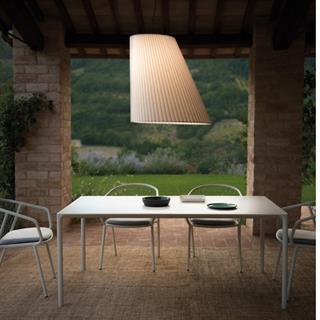 Emu Cone Pleated White Tavan Lambası 