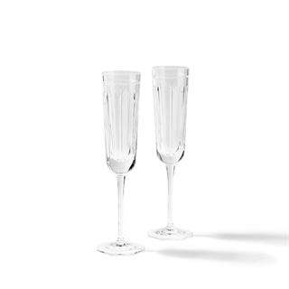Ralph Lauren Coraline Crystal Pair of Champagne Flutes