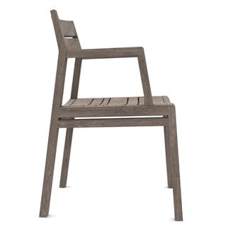 Ethimo Costes Pickled Teak Dining Armchair