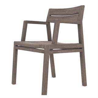 Ethimo Costes Pickled Teak Dining Armchair
