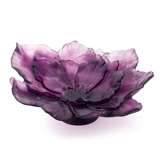 Daum Camelia Large Purple Dekorotif Kase