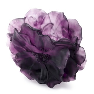 Daum Camelia Large Purple Vase