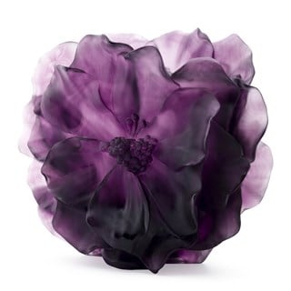 Daum Camelia Large Purple Vase