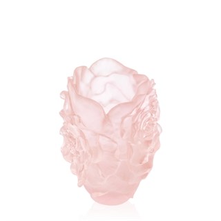 Daum Camelia Small Rose Vase