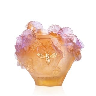 Daum Or dAbeille Medium Orange Vazo