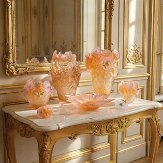 Daum Or dAbeille Medium Orange Vazo