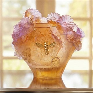 Daum Or dAbeille Medium Orange Vazo