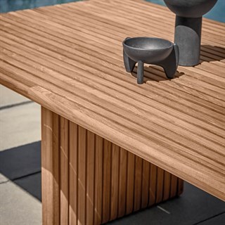 Deck Yemek Masası (289) - Natural Teak - Koruma Kılıfı Dahil