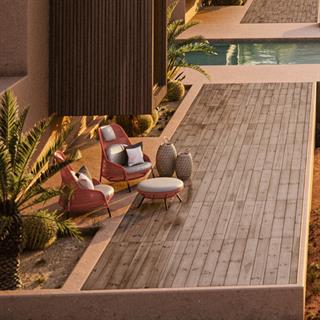 Dedon Ahnda Elemental Pouf