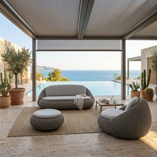 Dedon Atolo Pine Silver İkili Kanepe