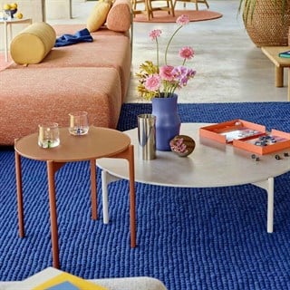 Dedon Izon Terracotta Round Side Table