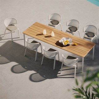 Dedon Seashell Chalk Bahçe Sandalyesi