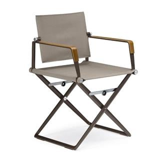 Dedon Seax Black Pepper Sail Taupe Armchair