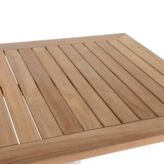 Duta Jepara 80 Teak Tablalı Kare Masa