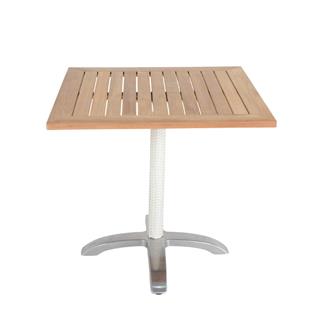 Duta Jepara 80 Teak Tablalı Kare Masa