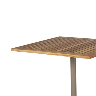 Duta Jepara 90 cm Kare Teak Masa 5 Adet