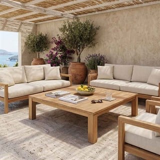 Duta Jepara Teak Orta Sehpa