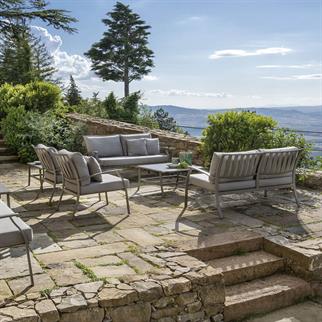 Ethimo Elisir Mud Grey 2-Seater Sofa