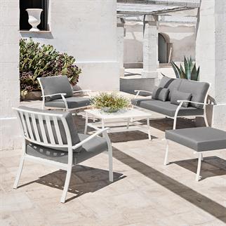 Ethimo Elisir White Sofa