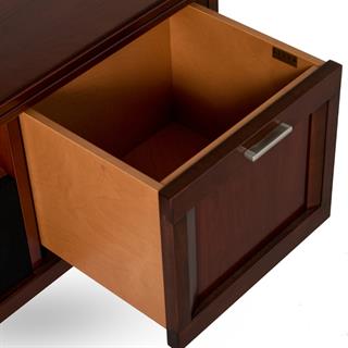 Eliza Tv Dolabı- Antique walnut-coloured On Shallac Base - 214-42-55h